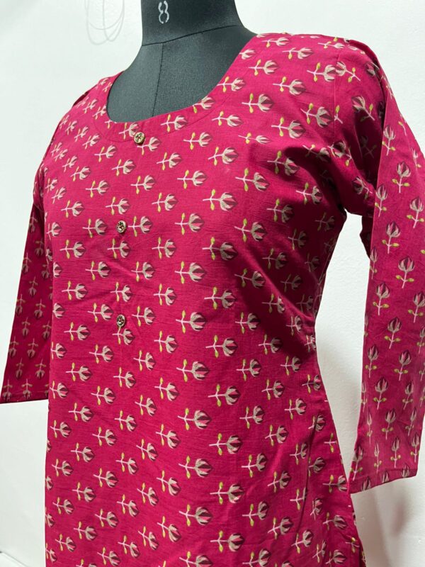 Muslin Cotton Straight Kurti