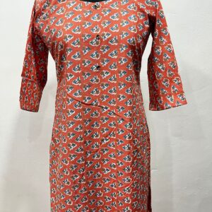 Muslin Cotton Straight Kurti
