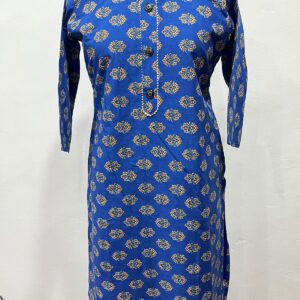 Muslin Cotton Straight Kurti