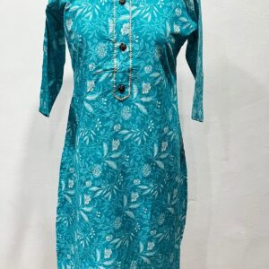 Muslin Cotton Straight Kurti