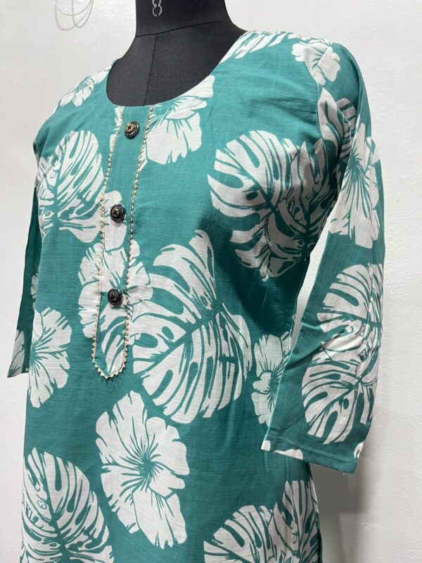 Muslin Cotton Straight Kurti