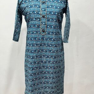 Muslin Cotton Straight Kurti