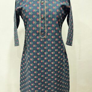 Muslin Cotton Straight Kurti