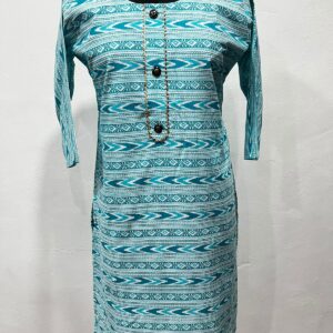 Muslin Cotton Straight Kurti