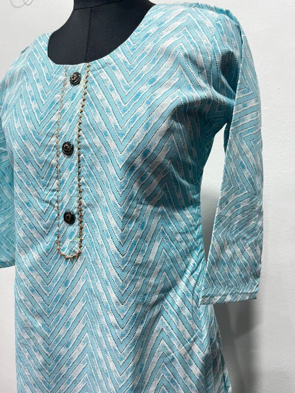 Muslin Cotton Straight Kurti