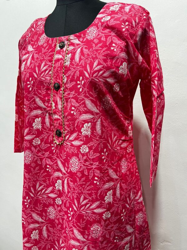 Muslin Cotton Straight Kurti