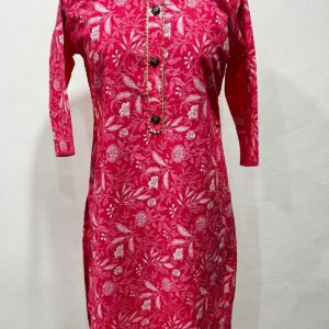 Muslin Cotton Straight Kurti