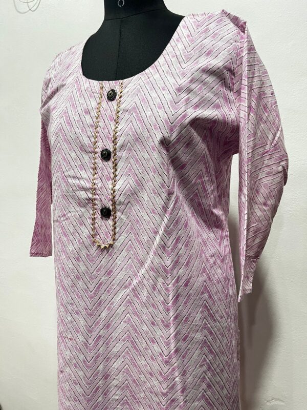 Muslin Cotton Straight Kurti