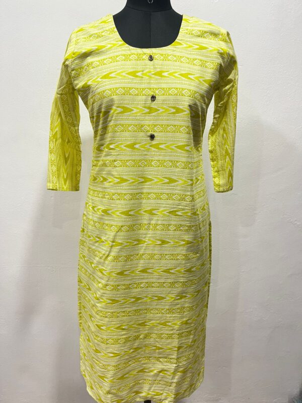 Muslin Cotton Straight Kurti