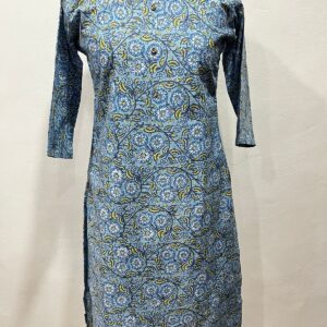Muslin Cotton Straight Kurti
