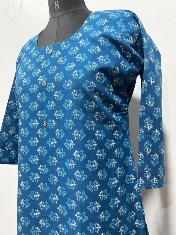 Muslin Cotton Straight Kurti