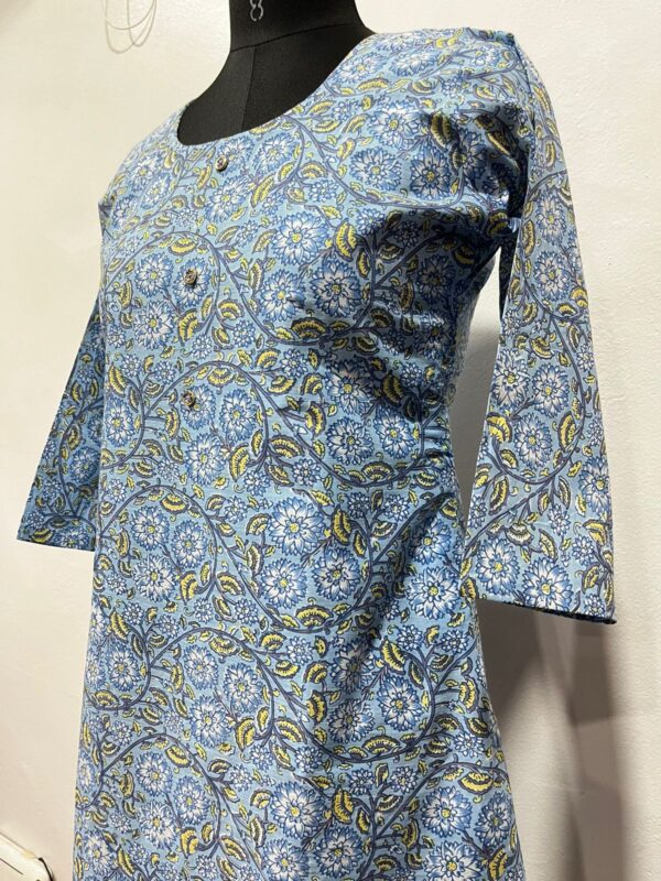Muslin Cotton Straight Kurti