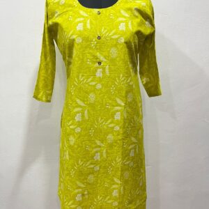 Muslin Cotton Straight Kurti