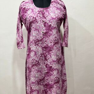 Muslin Cotton Straight Kurti