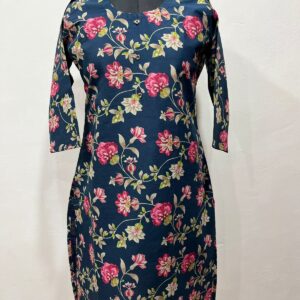 Muslin Cotton Straight Kurti