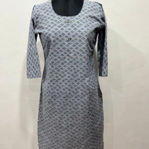 Muslin Cotton Straight Kurti