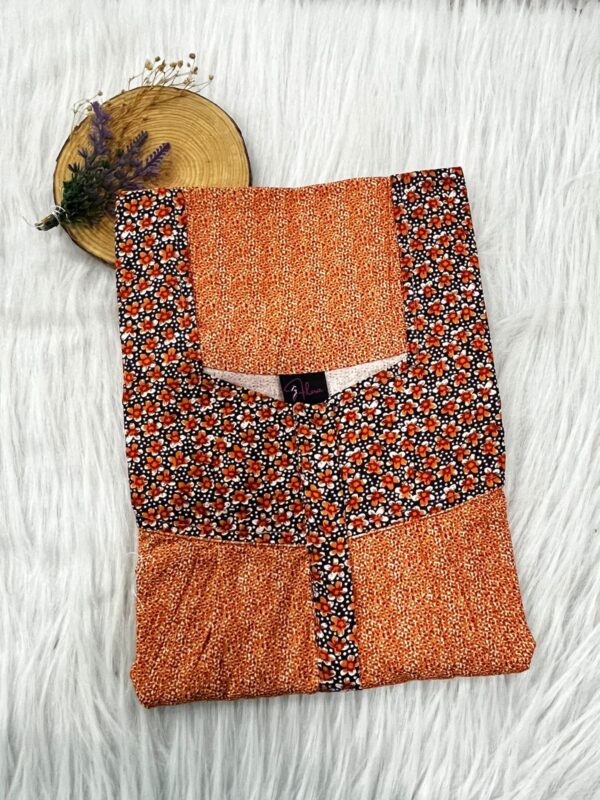 Mix N Match Square Neck Pleated Nighty