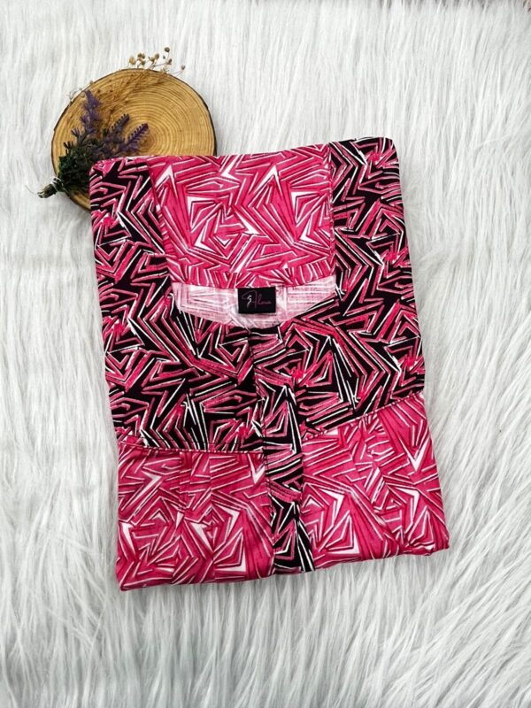 Mix N Match Square Neck Pleated Nighty