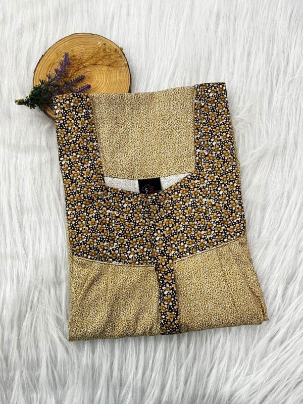 Mix N Match Square Neck Pleated Nighty