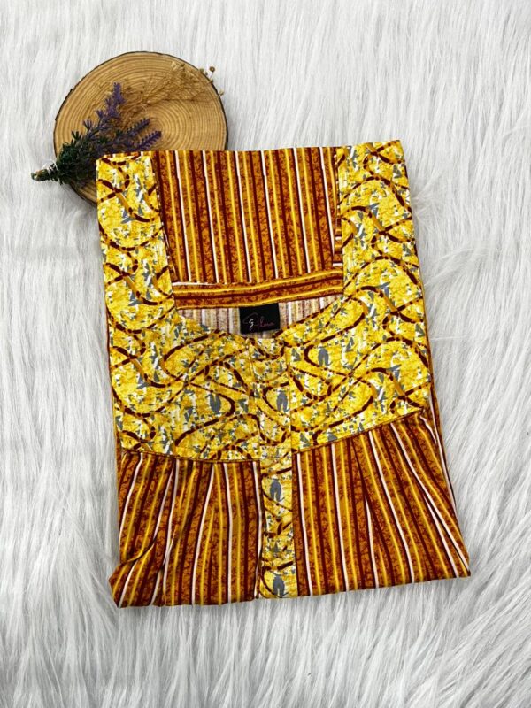 Mix N Match Square Neck Pleated Nighty