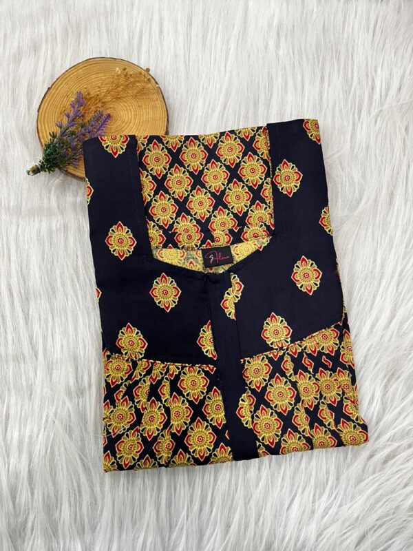 Mix N Match Square Neck Pleated Nighty