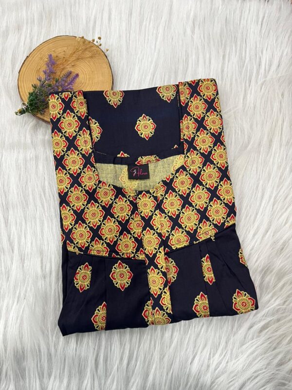 Mix N Match Square Neck Pleated Nighty