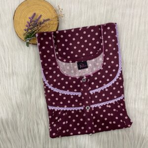 DOUBLE LACE  ZIP NIGHTY