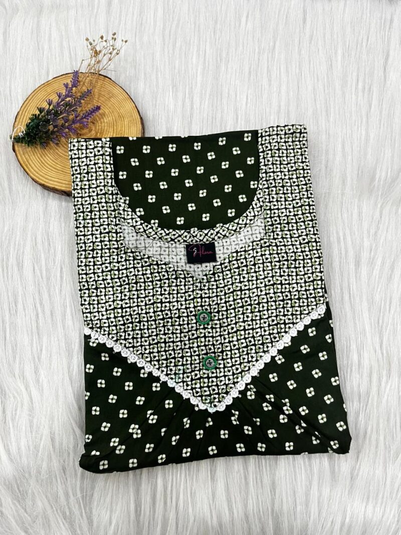 FRONT PLEATED LACE NIGHTY