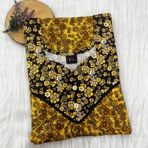 FRONT PLEATED LACE NIGHTY