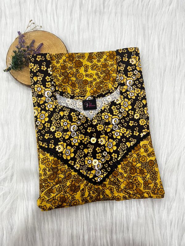 FRONT PLEATED LACE NIGHTY