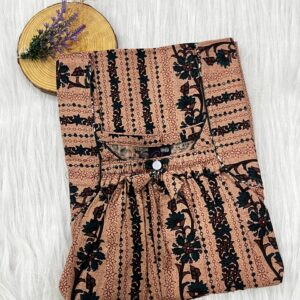 Plus Size Front Elastic Pleated Nighty