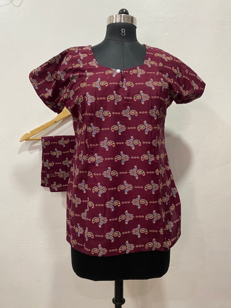 FEEDING NIGHT DRESS WITH PALAZZO PANT