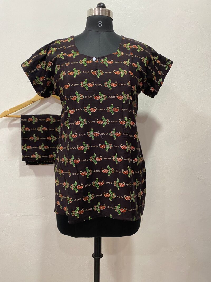 FEEDING NIGHT DRESS WITH PALAZZO PANT