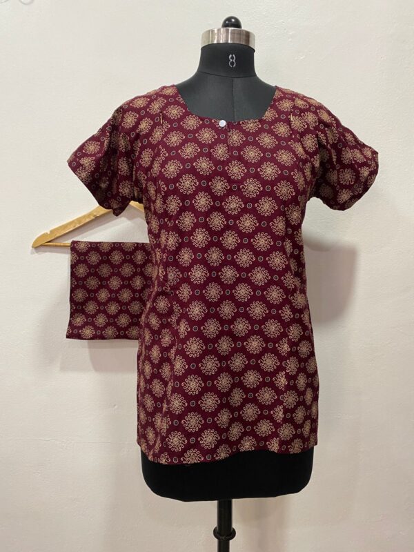 FEEDING NIGHT DRESS WITH PALAZZO PANT