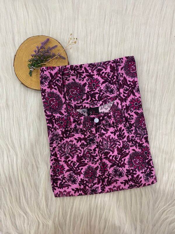 Front Elastic Pleated Nighty