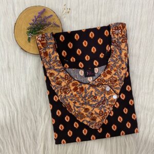 V-Neck Side Button Nighty