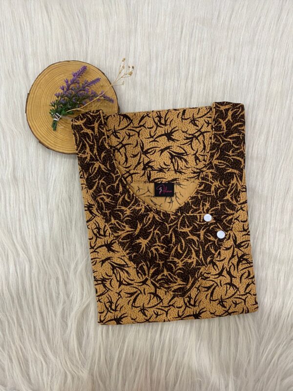 V-Neck Side Button Nighty