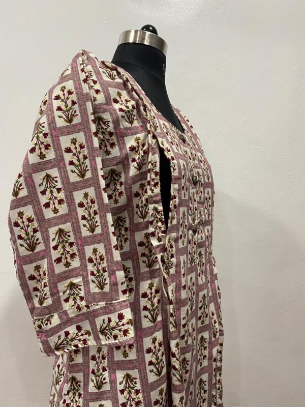 Women Foil Printed Rayon Maternity And Feeding Kurti