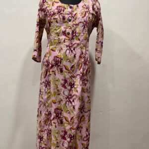 Women Foil Printed Rayon Maternity And Feeding Kurti