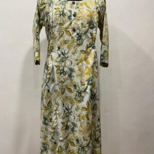 Women Foil Printed Rayon Maternity And Feeding Kurti