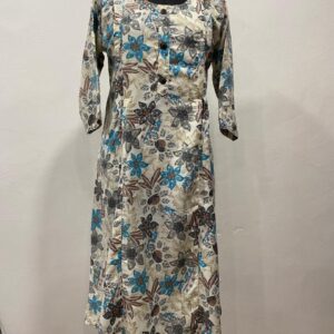 Women Foil Printed Rayon Maternity And Feeding Kurti