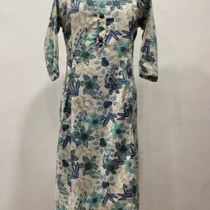 Women Foil Printed Rayon Maternity And Feeding Kurti