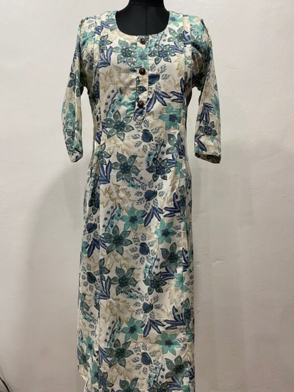 Women Foil Printed Rayon Maternity And Feeding Kurti