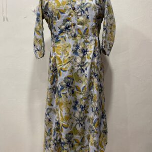 Women Foil Printed Rayon Maternity And Feeding Kurti