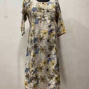 Women Foil Printed Rayon Maternity And Feeding Kurti