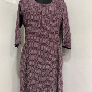 Women Foil Printed Rayon Maternity And Feeding Kurti