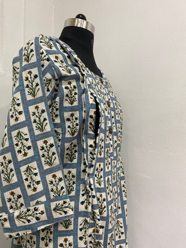 Women Foil Printed Rayon Maternity And Feeding Kurti