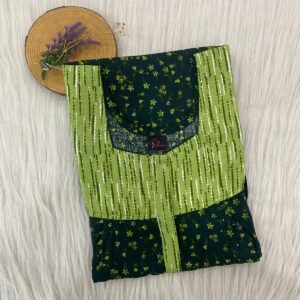 Cotton Feeding Nighty With Two Side Vertical Zip and Single Centre Zip