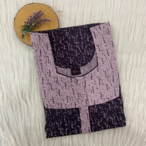Cotton Feeding Nighty With Two Side Vertical Zip and Single Centre Zip