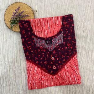 FRONT PLEATED LACE NIGHTY